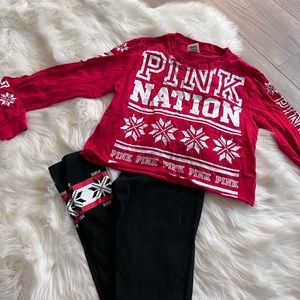 Pink christmas set